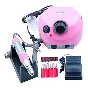 Lixadeira Pedal Motor Porquinho Profissional Nail Drill