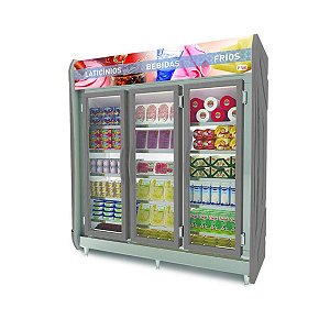 EXPOSITOR VERTICAL 3P REFRIMATE PR ASVEF 1,57 220v