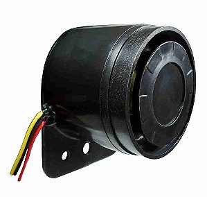 Sirene Intermitente Marcha Ré Bivolt 12v/24v Compacta