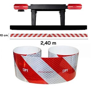 Faixa Refletiva do Para choque DM – 2,40 mts
