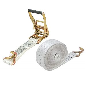 Kit Cinta e Catraca Amarração Carga 3 Toneladas 9 Metros Branca