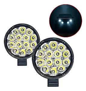 Par Farol Auxiliar LED 42W Redondo Mini 85mm Bivolt