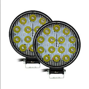 Par Farol Auxiliar LED 42W Redondo 20mm Slim