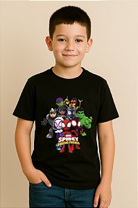 Camiseta Infantil Spidey Amazing Friends