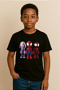 Camiseta Infantil Spidey Friends