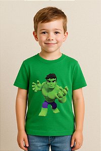 Camiseta Infantil Hulk