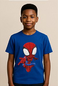 Camiseta Infantil Homem-Aranha