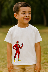 Camiseta Infantil Flash