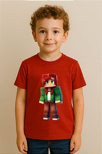 Camiseta Infantil Minecraft