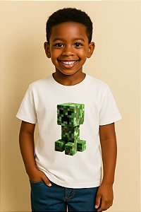 Camiseta Infantil Minecraft