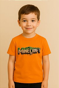 Camiseta Infantil Minecraft