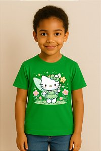 Camiseta Infantil Hello Kitty