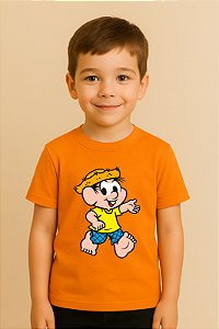 Camiseta Infantil Turma Da Monica Chico Bento