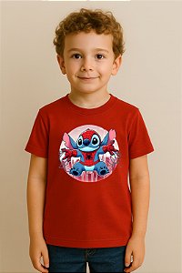 Camiseta Infantil Stitch