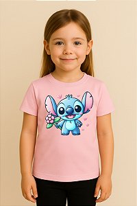 Camiseta Infantil Stitch