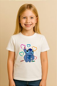Camiseta Infantil Stitch