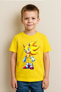 Camiseta Infantil Sonic