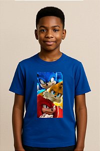 Camiseta Infantil Sonic