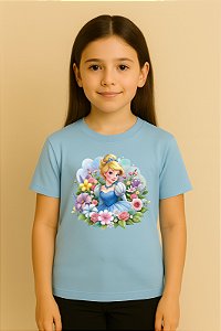 Camiseta Infantil Princesa Cinderela