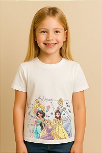 Camiseta Infantil Princesa Disney