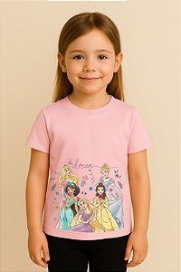 Camiseta Infantil Princesa Disney