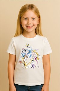 Camiseta Infantil Princesa Disney