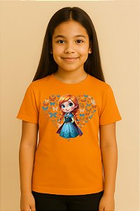 Camiseta Infantil Princesa Anna