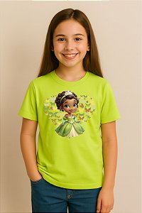 Camiseta Infantil Princesa Tiana