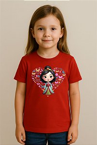 Camiseta Infantil Princesa Mulan