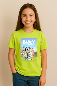Camiseta Infantil Bluey