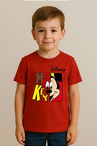 Camiseta Infantil Turma Do Mickey Mouse Mickey