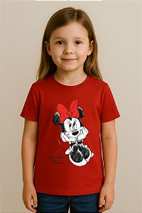 Camiseta Infantil Turma Do Mickey Mouse Minnie