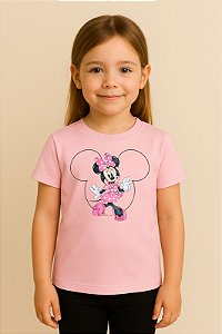 Camiseta Infantil Turma Do Mickey Mouse Minnie