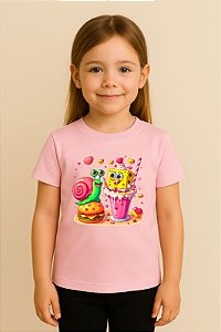 Camiseta Infantil Bob Esponja
