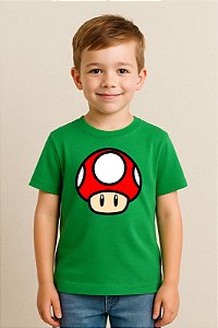 Camiseta Infantil Super Mario