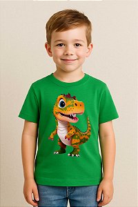 Camiseta Infantil Dinossauros