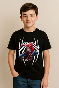 Camiseta Infantil Homem Aranha