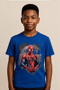 Camiseta Infantil Homem Aranha