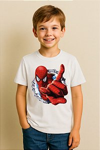 Camiseta Infantil Homem Aranha