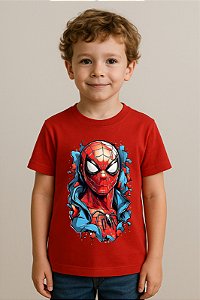 Camiseta Infantil Homem Aranha