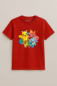 Camiseta Infantil Pokemon