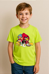 Camiseta Infantil Angry Birds