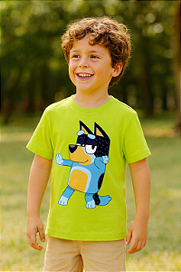 Camiseta Infantil Bluey