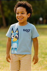 Camiseta Infantil Bluey