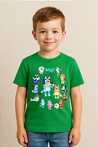 Camiseta Infantil Bluey