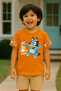 Camiseta Infantil Bluey