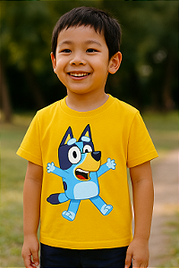 Camiseta Infantil Bluey