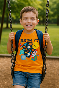 Camiseta Infantil Astronauta