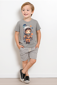 Camiseta Infantil Astronauta