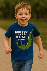 Camiseta Infantil Orelinhas Alligator